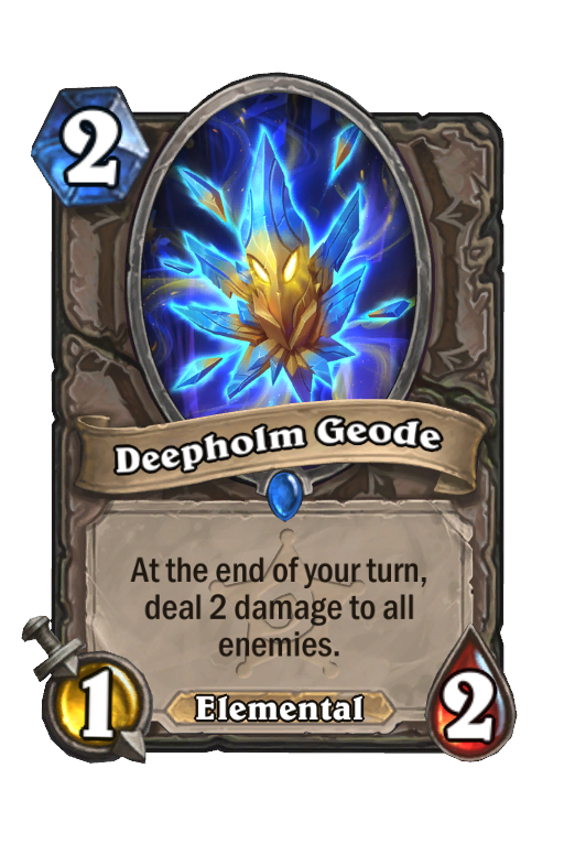 Deepholm Geode Hearthstone kártya