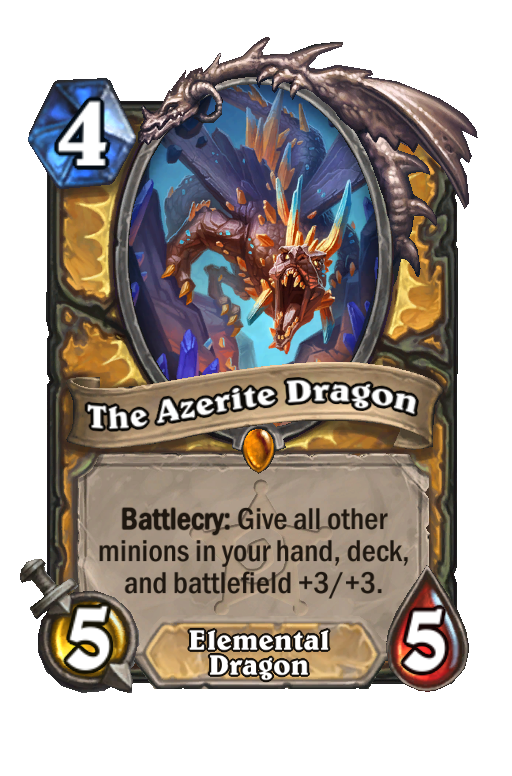 The Azerite Dragon Hearthstone kártya