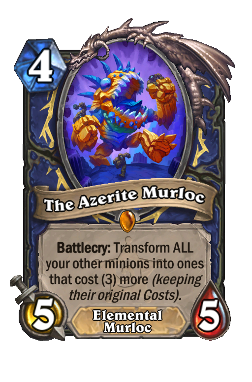 The Azerite Murloc Hearthstone kártya