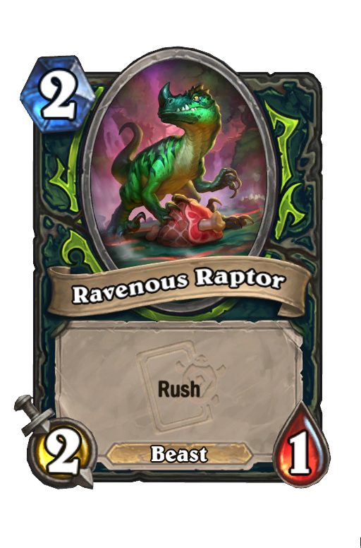 Ravenous Raptor Hearthstone kártya