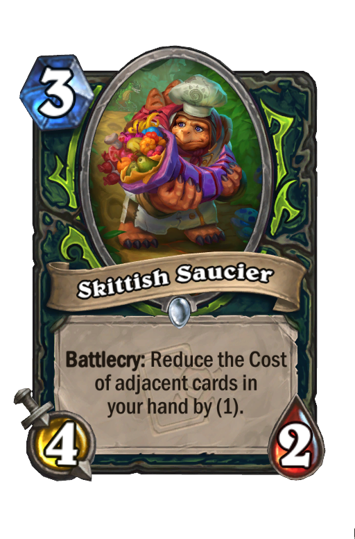 Skittish Saucier Hearthstone kártya