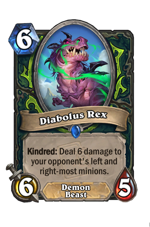Diabolus Rex Hearthstone kártya