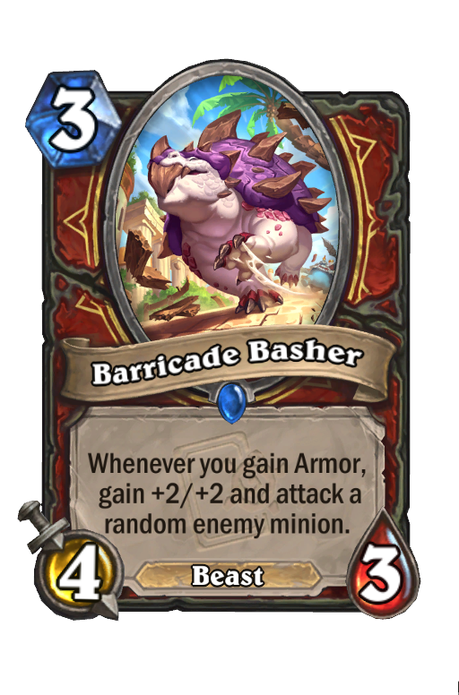 Barricade Basher Hearthstone kártya
