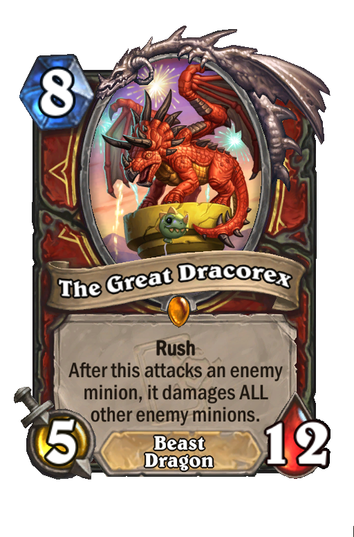 The Great Dracorex Hearthstone kártya