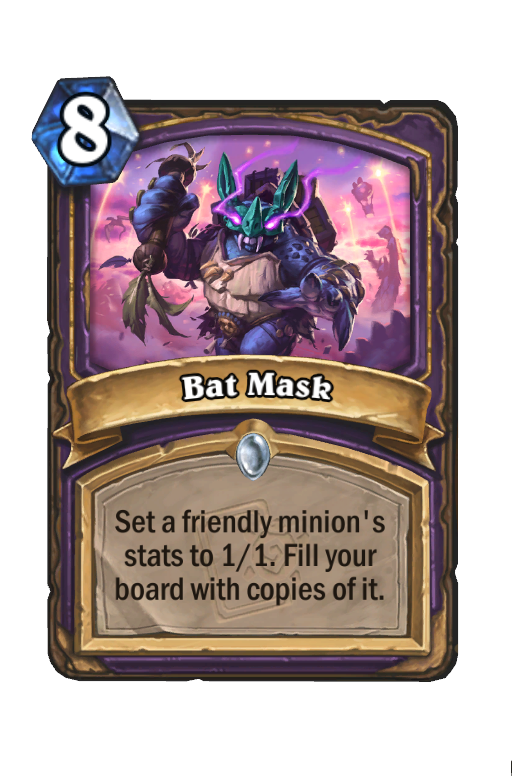 Bat Mask Hearthstone kártya