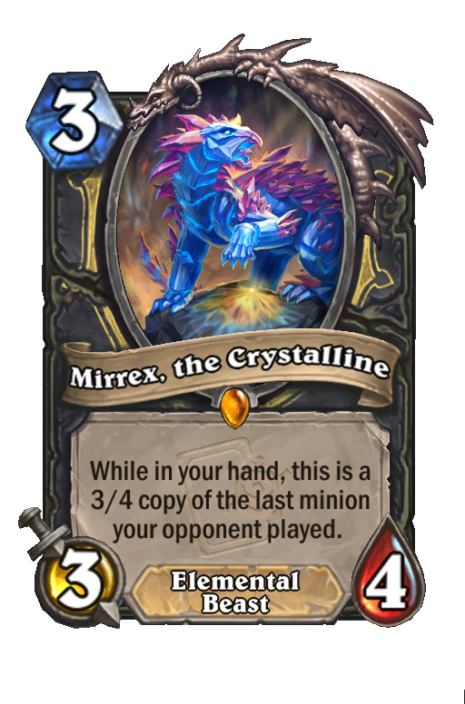 Mirrex, the Crystalline Hearthstone kártya