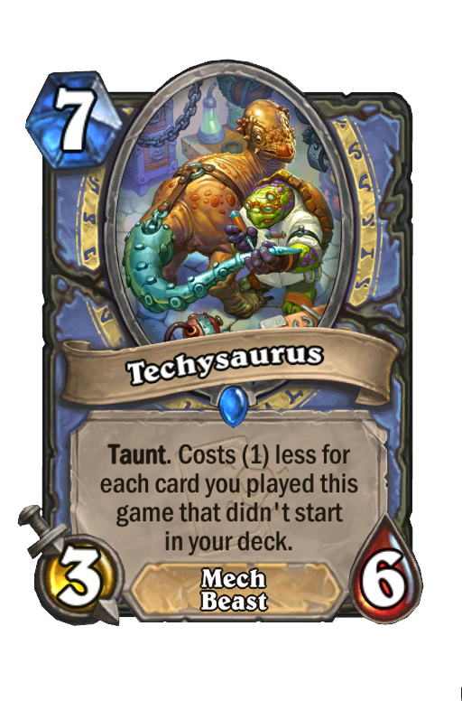 Techysaurus Hearthstone kártya