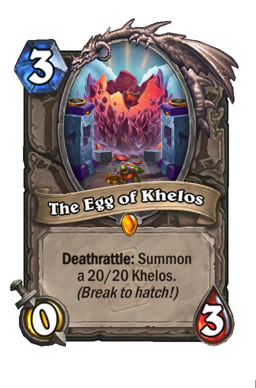 The Egg of Khelos Hearthstone kártya