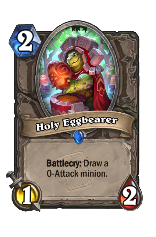 Holy Eggbearer Hearthstone kártya