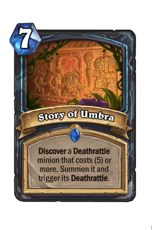 Story of Umbra Hearthstone kártya