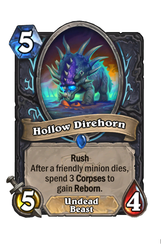 Hollow Direhorn Hearthstone kártya