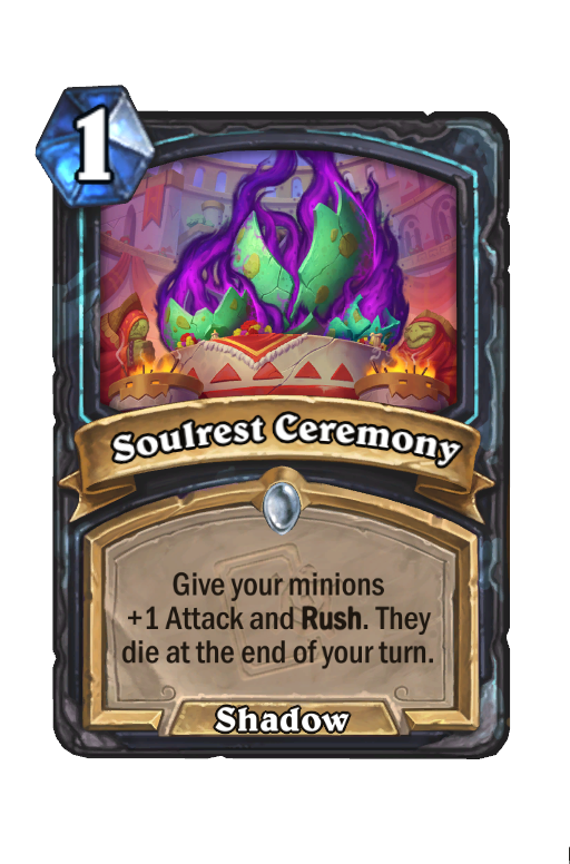 Soulrest Ceremony Hearthstone kártya