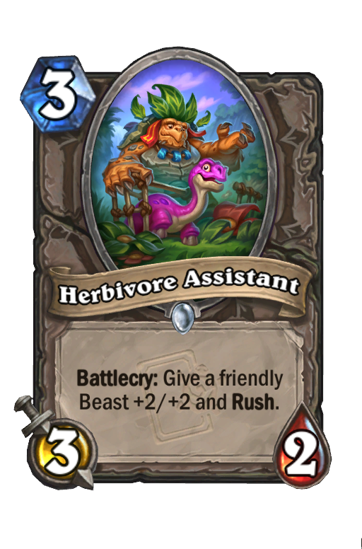 Herbivore Assistant Hearthstone kártya