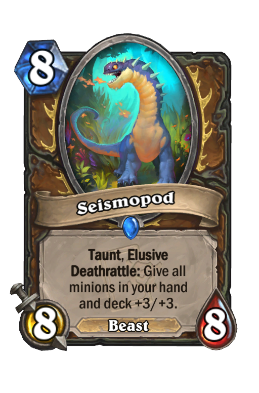 Seismopod Hearthstone kártya