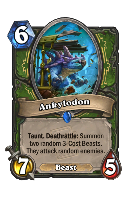 Ankylodon Hearthstone kártya