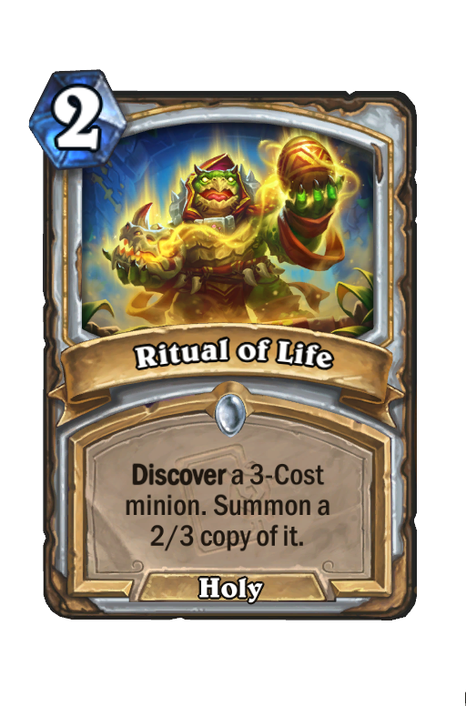 Ritual of Life Hearthstone kártya