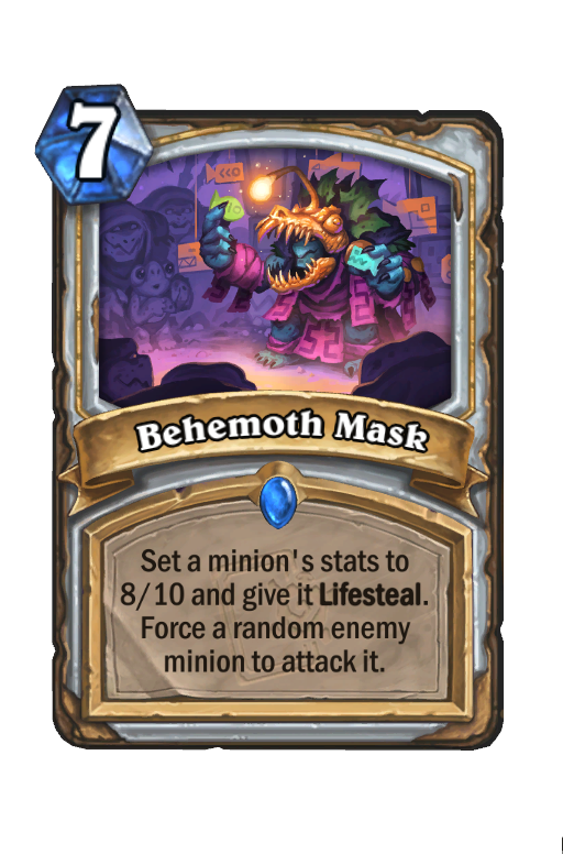 Behemoth Mask Hearthstone kártya
