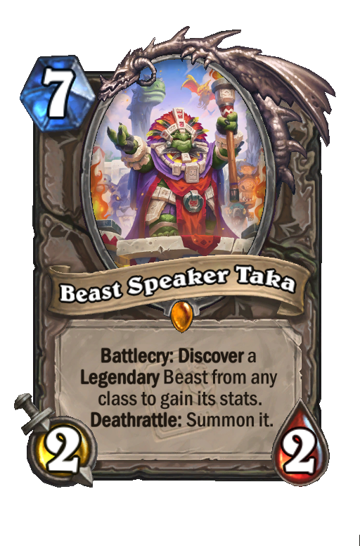 Beast Speaker Taka Hearthstone kártya