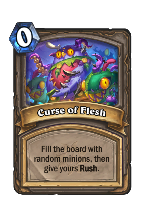Curse of Flesh Hearthstone kártya