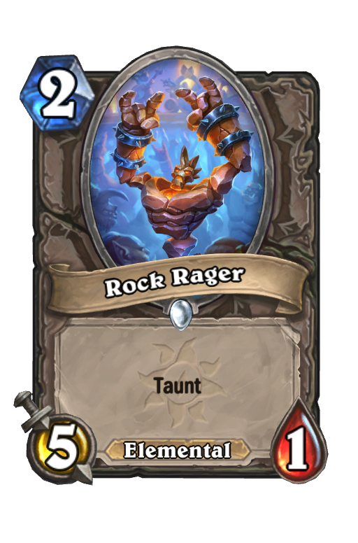 Rock Rager Hearthstone kártya