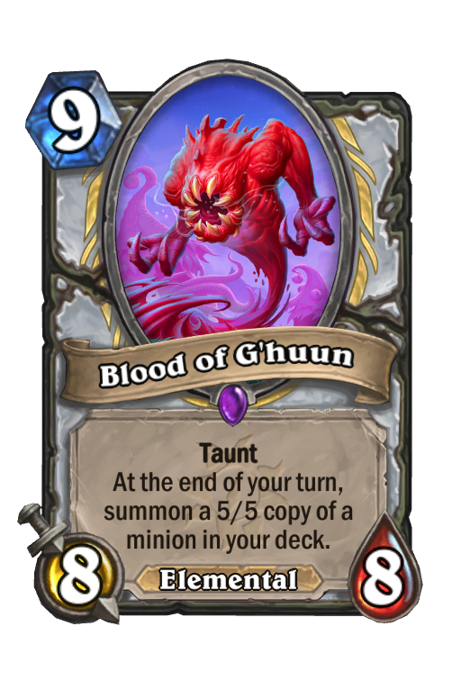 Blood of G'huun Hearthstone kártya