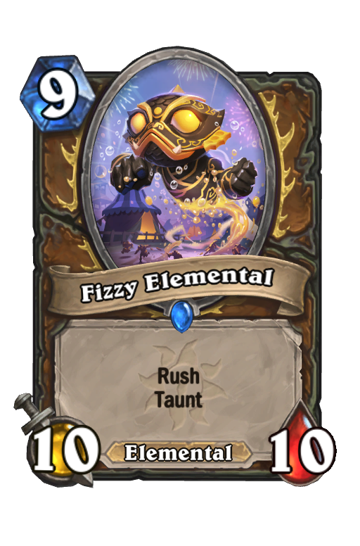 Fizzy Elemental Hearthstone kártya