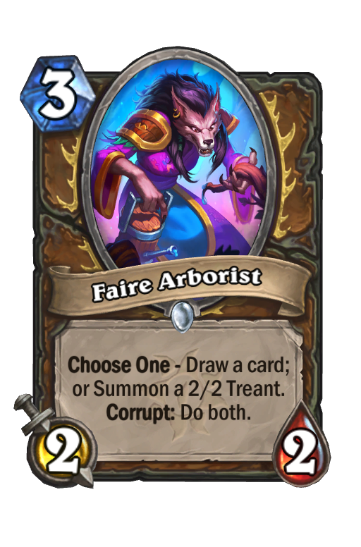 Faire Arborist Hearthstone kártya
