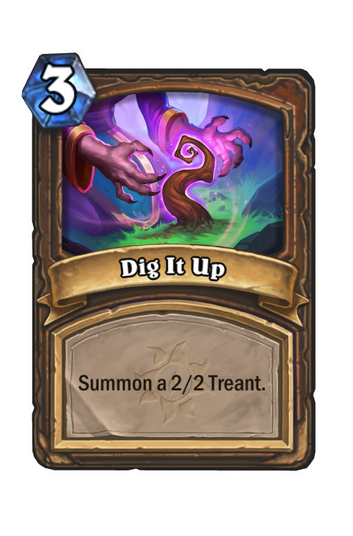 Dig It Up Hearthstone kártya