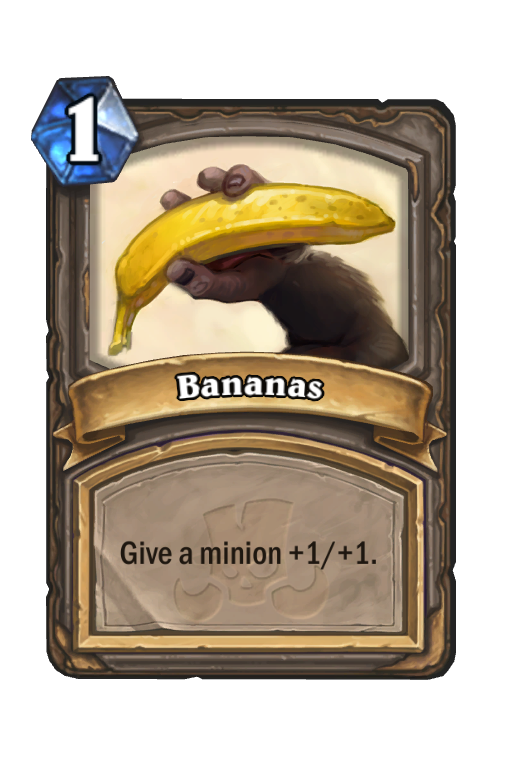 Bananas Hearthstone kártya