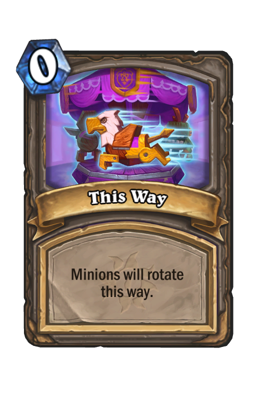 This Way Hearthstone kártya