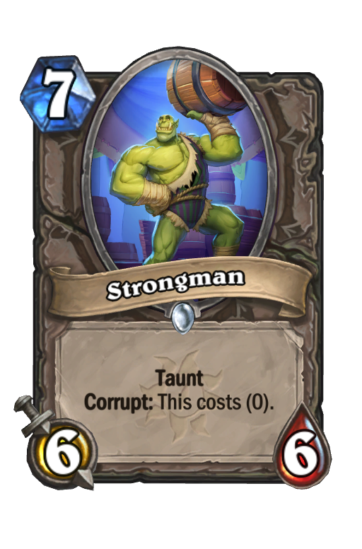 Strongman Hearthstone kártya