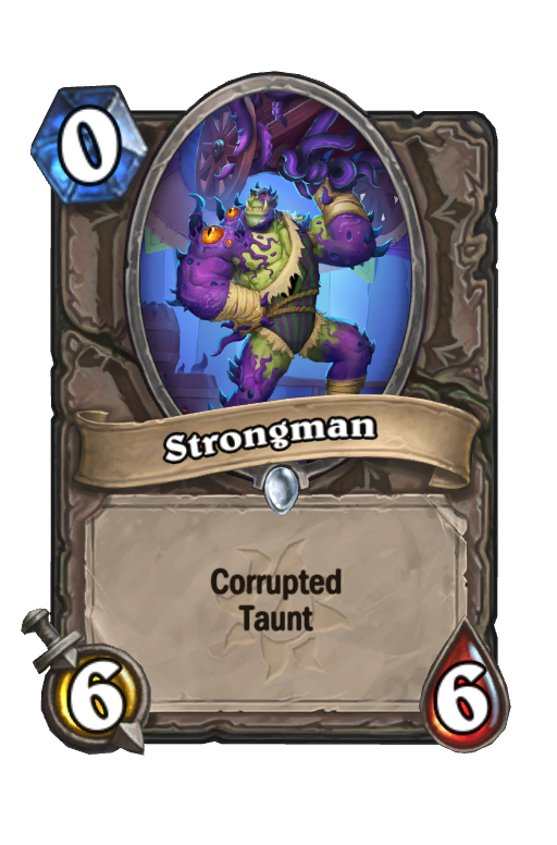 Strongman Hearthstone kártya