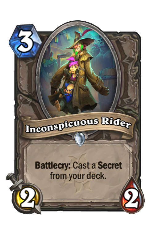 Inconspicuous Rider Hearthstone kártya