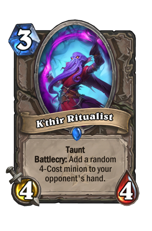 K'thir Ritualist Hearthstone kártya