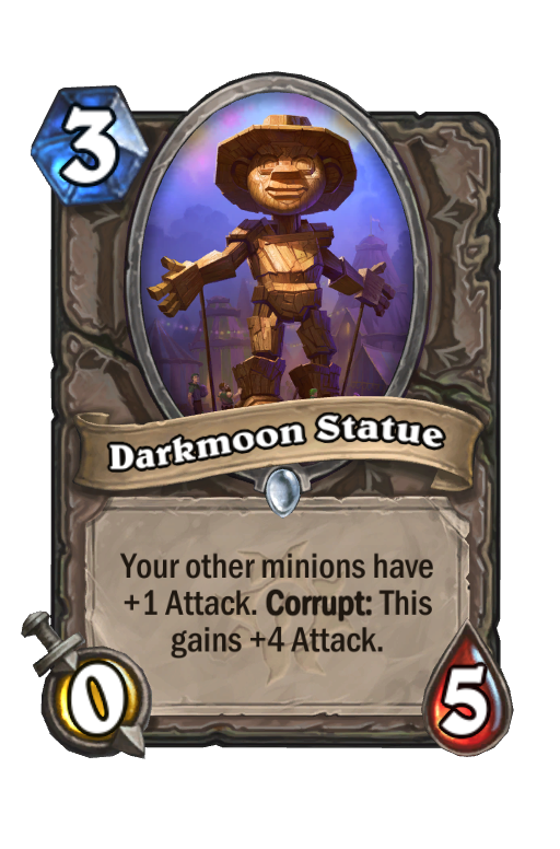 Darkmoon Statue Hearthstone kártya