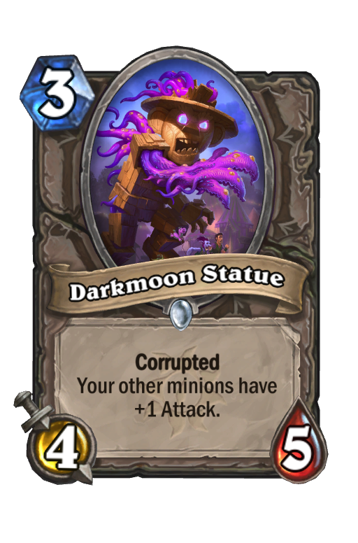 Darkmoon Statue Hearthstone kártya