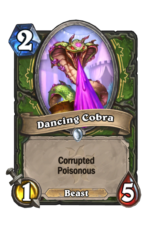 Dancing Cobra Hearthstone kártya
