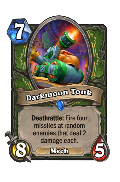 Darkmoon Tonk Hearthstone kártya