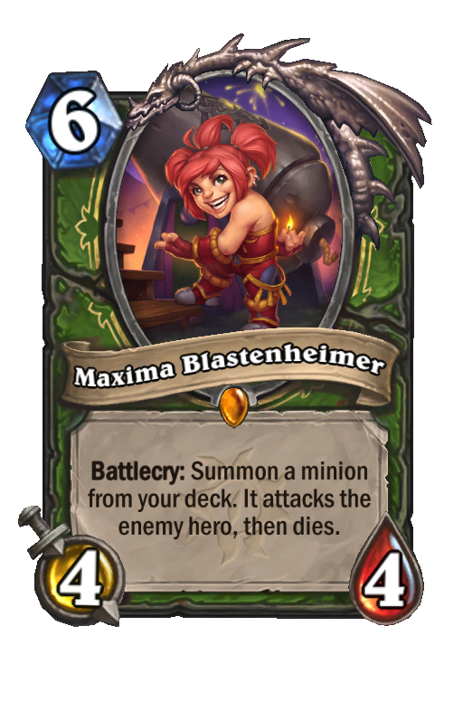 Maxima Blastenheimer Hearthstone kártya