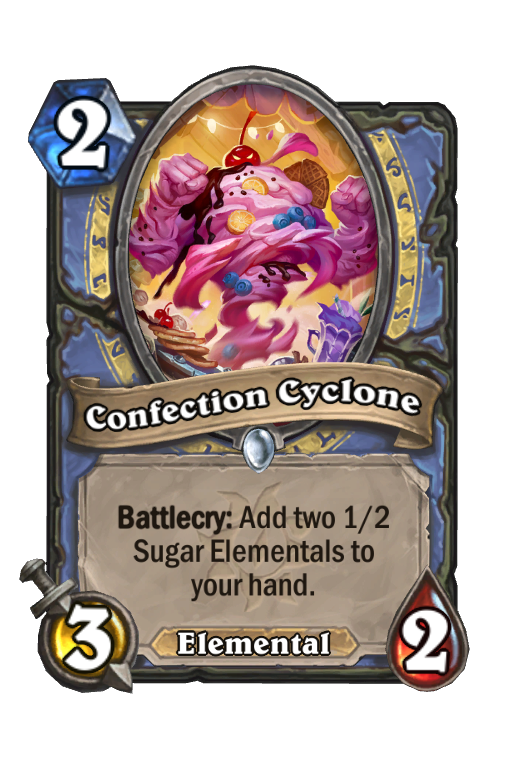 Confection Cyclone Hearthstone kártya