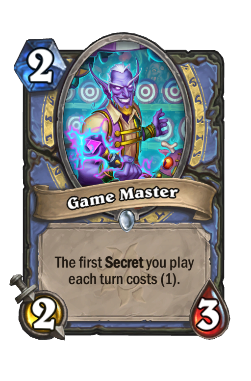 Game Master Hearthstone kártya