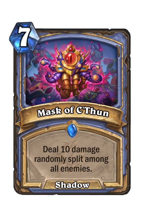 Mask of C'Thun Hearthstone kártya
