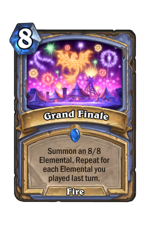 Grand Finale Hearthstone kártya