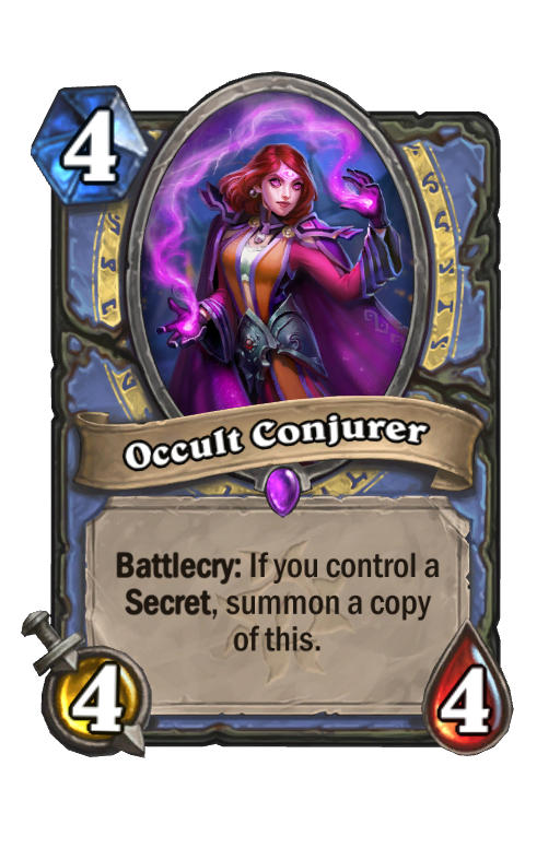 Occult Conjurer Hearthstone kártya