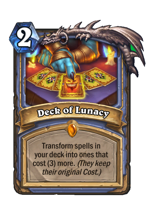 Deck of Lunacy Hearthstone kártya