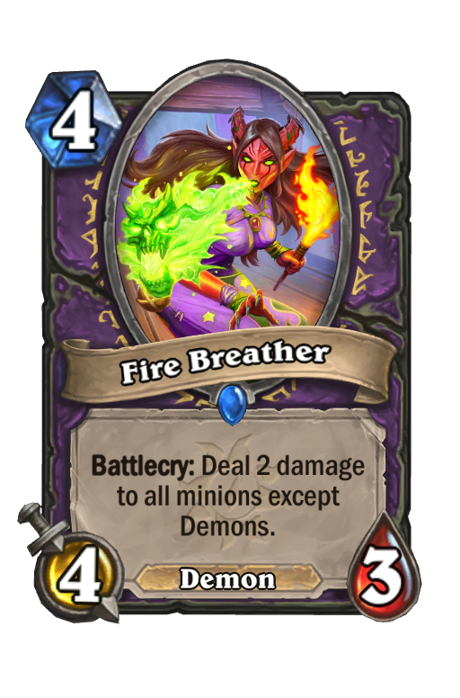 Fire Breather Hearthstone kártya