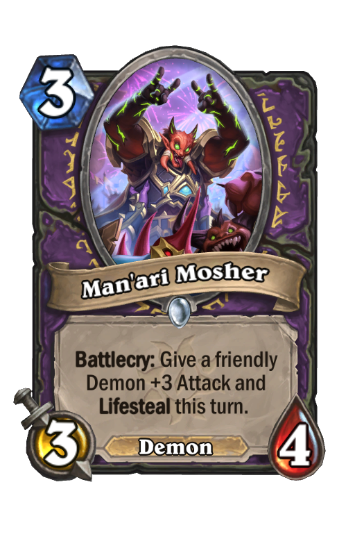 Man'ari Mosher Hearthstone kártya