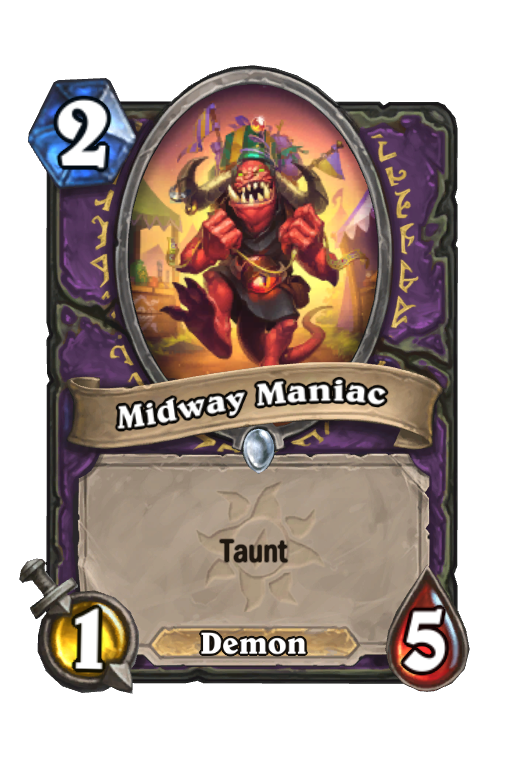 Midway Maniac Hearthstone kártya