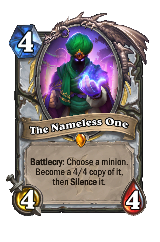 The Nameless One Hearthstone kártya