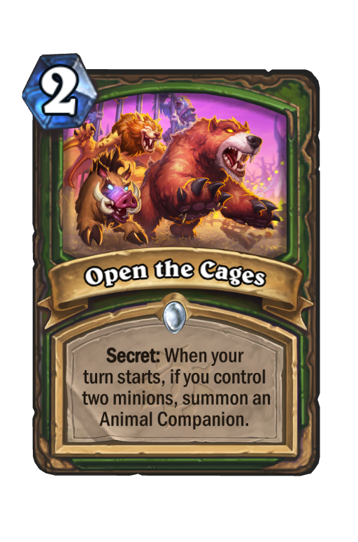 Open the Cages Hearthstone kártya